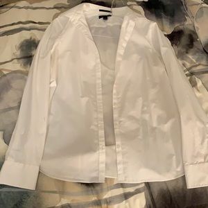 White button down